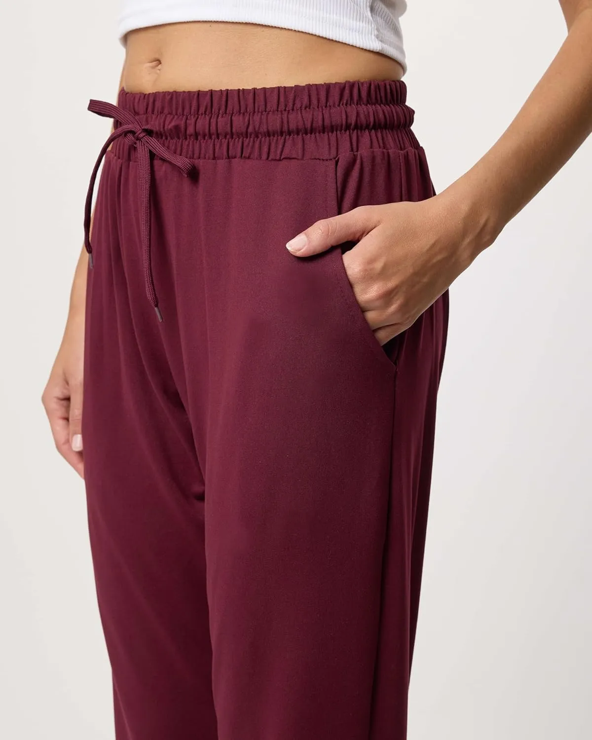 Real Essentials 3 Pack: Women's Ultra-Soft Lounge Joggers Sweatpants Athletic Yoga Pants with Pockets (Available in Plus)