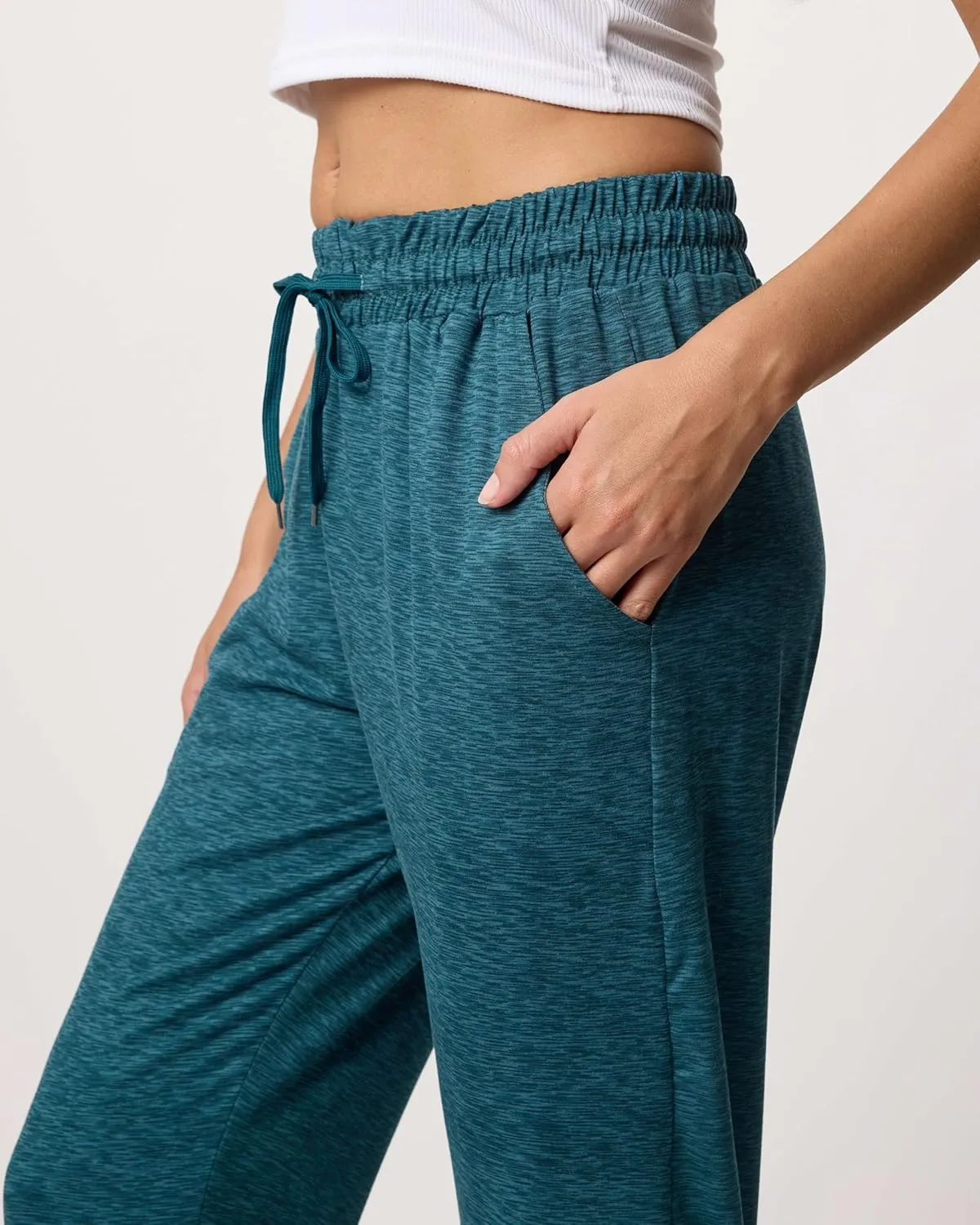 Real Essentials 3 Pack: Women's Ultra-Soft Lounge Joggers Sweatpants Athletic Yoga Pants with Pockets (Available in Plus)