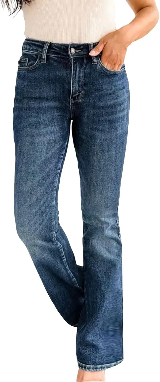 sdbrld Jeans for Women Baggy Mid Rise Barrel Jeans Wide Leg Mid Waist Cropped Denim Pants Y2k Boyfriend Jeans with Pockets