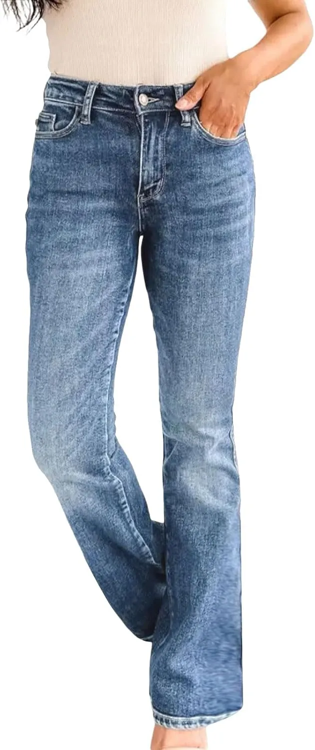sdbrld Jeans for Women Baggy Mid Rise Barrel Jeans Wide Leg Mid Waist Cropped Denim Pants Y2k Boyfriend Jeans with Pockets