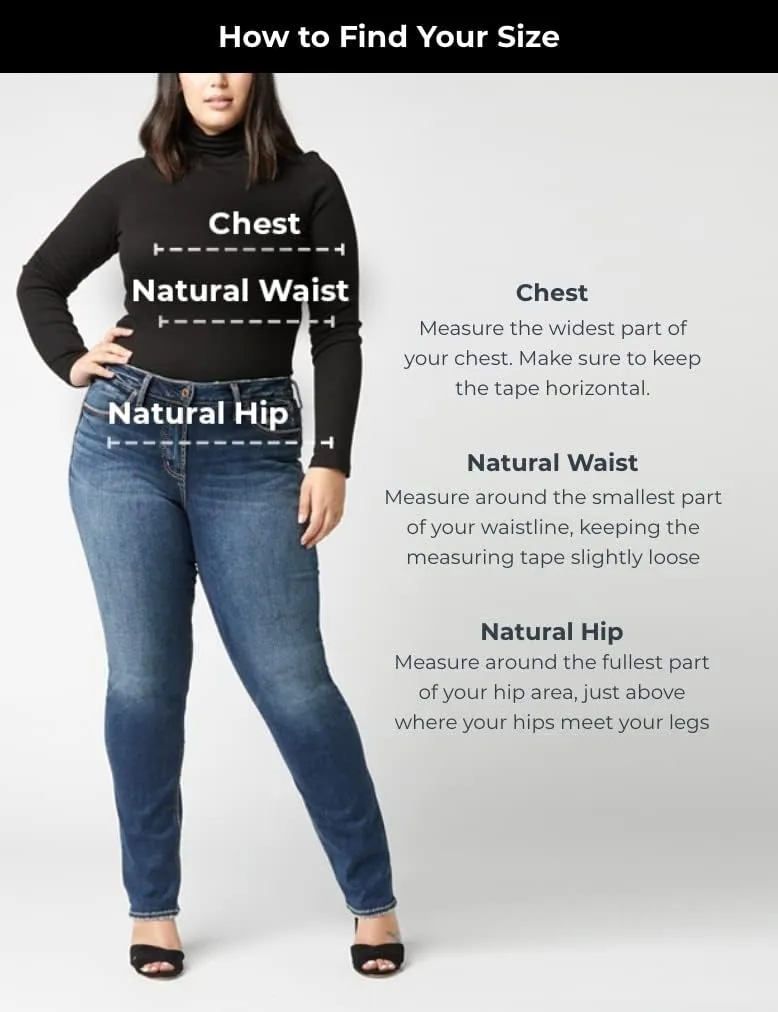 Silver Jeans Co. Women's Girlfriend Mid Rise Skinny Jeans-Legacy