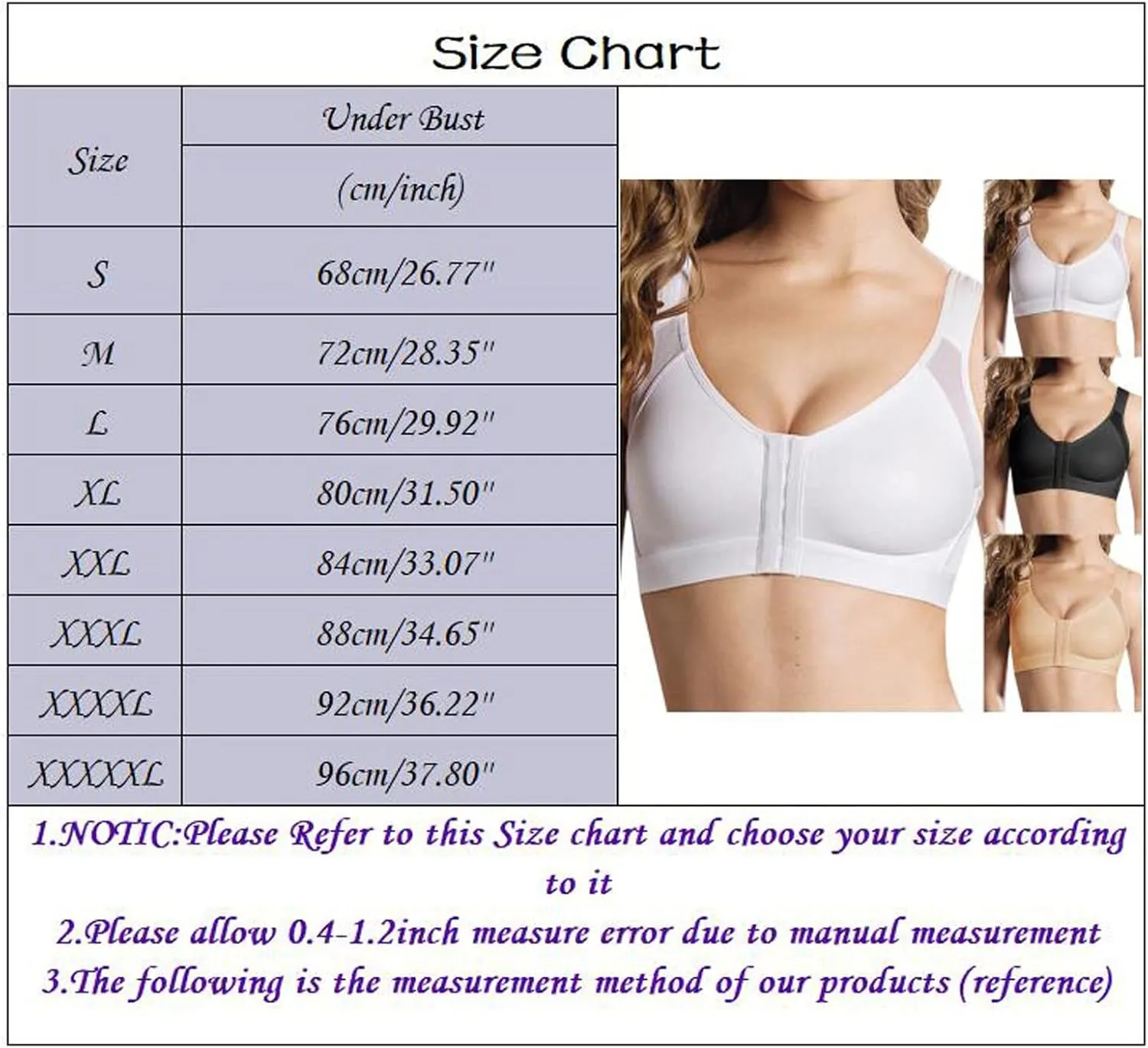 Sport Bra for Women Wireless Plus Size High Support Padded Fitness Yoga Bras Bralette