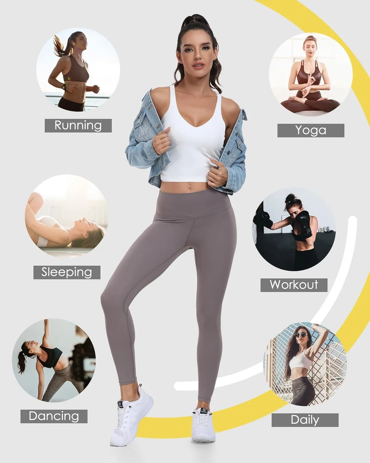Sport Bra Tank Tops for Women,Ruched Criss Cross Back Longline Wirefree Workout Crop Tops Yoga Bra
