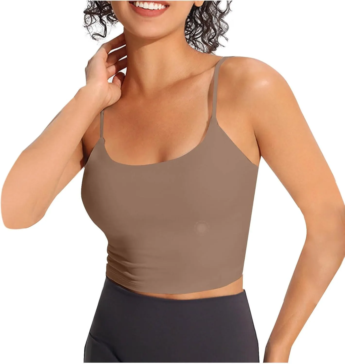 Sports Bras for Women Quick-Dry Wirefree Workout Crop Fashion Tank Tops Camisole Yoga Fitness Running Gym