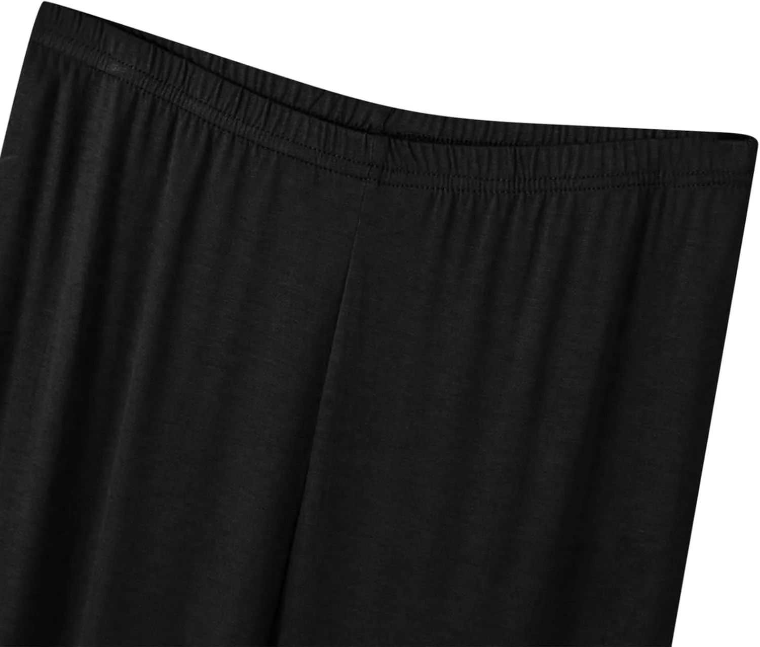 Summer Basic Capri Pajama Pants Women's Comfy Modal Loungewear Pants Plus Size Causal Loose Fit Sleepwear Crop Pants