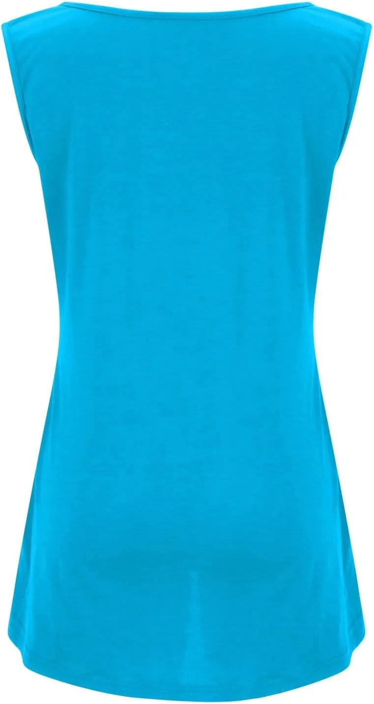 Summer Basic Oversized Tank Tops Women Casual Comfy Sleeveless Crewneck Shirts Plus Size Loungewear Undershirts