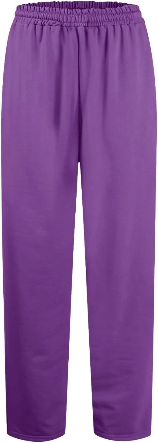 Sweat Pants for Womens Baggy Comfy High Waisted Wide Leg Sweatpants Athletic Joggers with Pockets