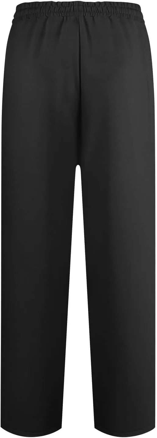 Sweat Pants for Womens Baggy Comfy High Waisted Wide Leg Sweatpants Athletic Joggers with Pockets
