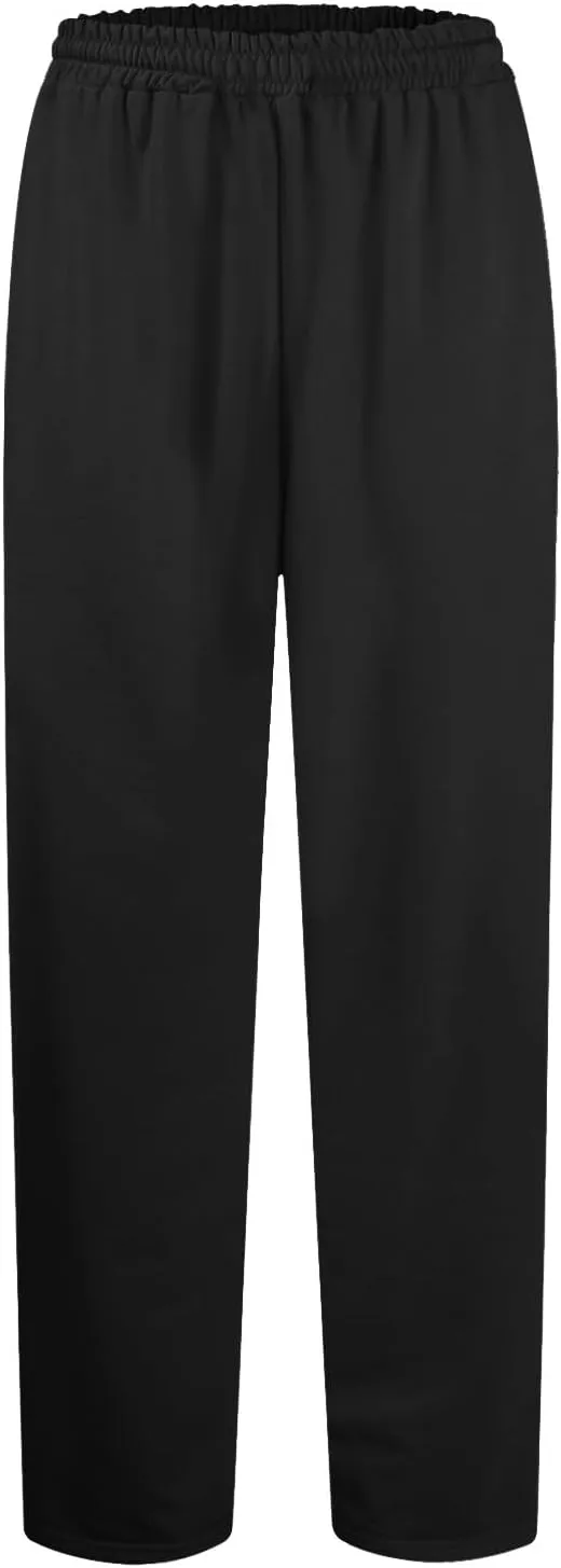 Sweat Pants for Womens Baggy Comfy High Waisted Wide Leg Sweatpants Athletic Joggers with Pockets