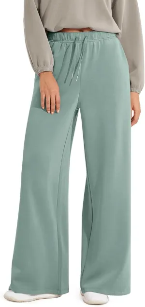 Sweatpants Women Wide Leg Baggy Drawstring Athletic Pants Lightweight Loose Fit Comfy Lounge Pants with Pockets