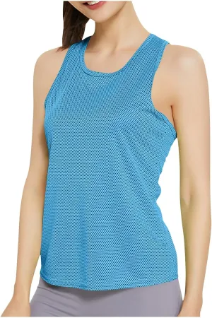 Tank Tops for Women 2025 Summer Quick Dry Workout Running Tanks Racerback Slim Fitted Sports Yoga Tops Casual Shirts
