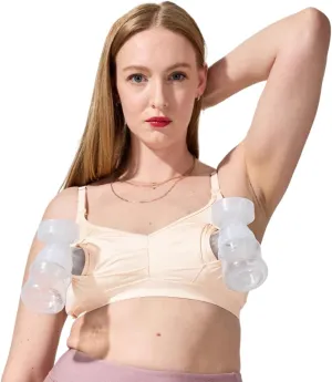 The Do Anything Nursing Bra for Breastfeeding & Hands Free Pumping, Wireless, Adjustable Maternity Bra, Versatile