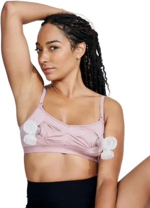 The Do Anything Nursing Bra for Breastfeeding & Hands Free Pumping, Wireless, Adjustable Maternity Bra, Versatile