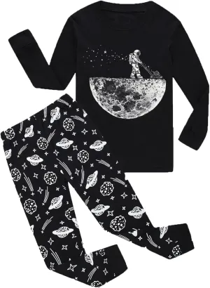 Toddler Boys Pajamas Sets Cotton Long Sleeve Sleepwear for Boys