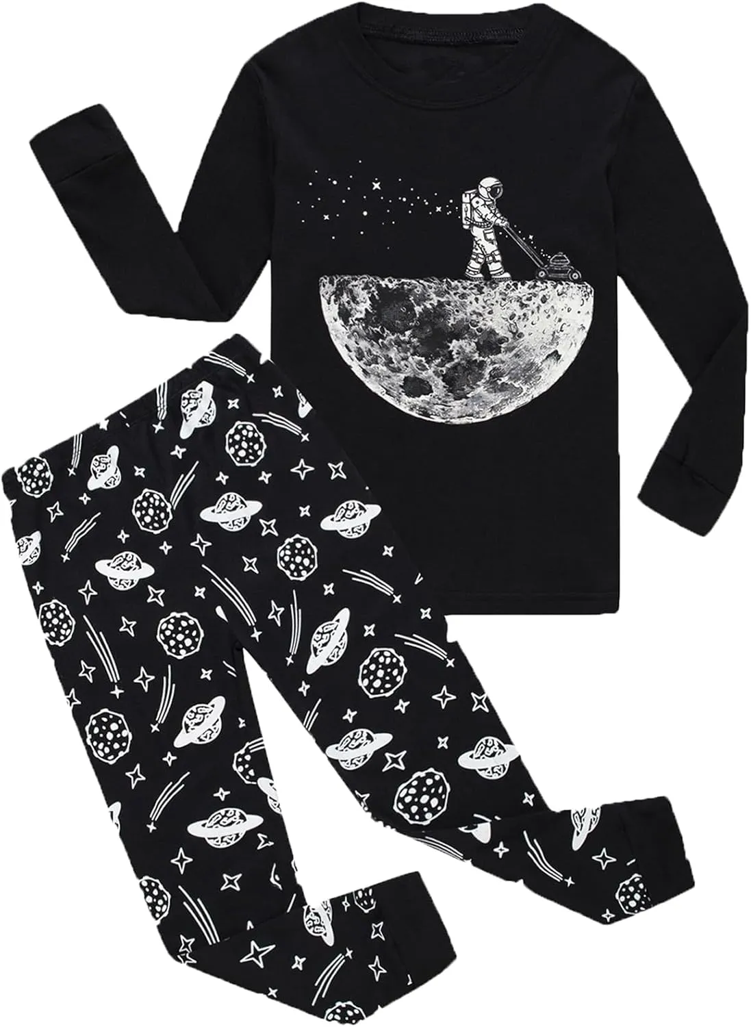 Toddler Boys Pajamas Sets Cotton Long Sleeve Sleepwear for Boys