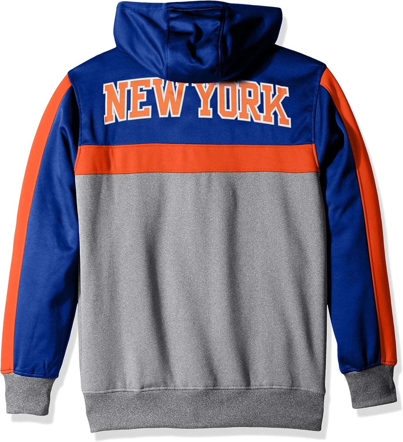 Ultra Game Adult's NBA Official Contrast Back Cut Full Zip Hoodie Sweatshirt