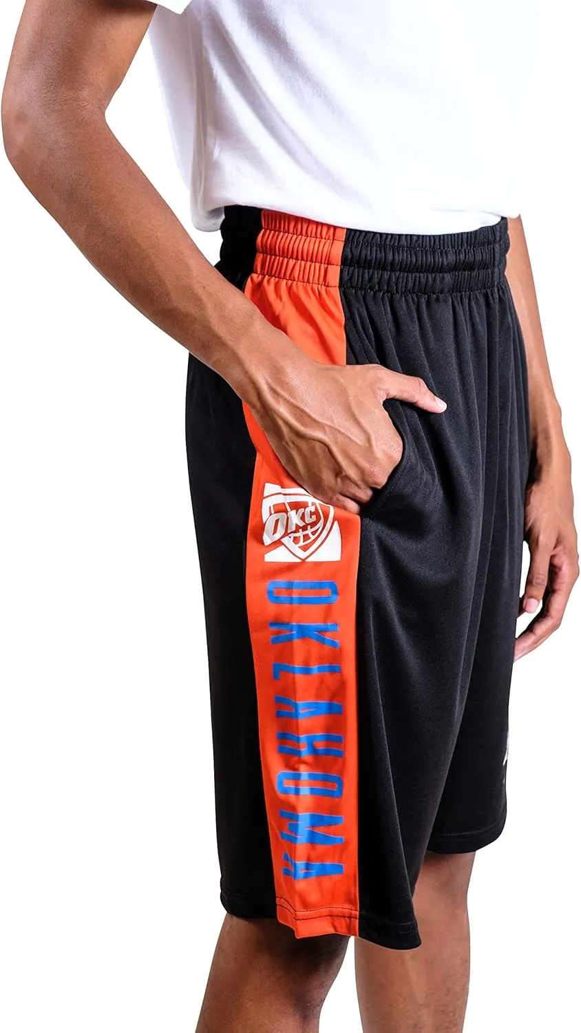 Ultra Game Men's NBA Official Super Soft Active Workout Basketball Training Shorts