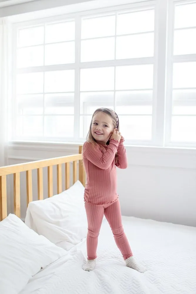VAENAIT BABY 6M-12Y Kids Unisex Girls & Boys Soft Comfy Modal Tencel Shirring Sleepwear Pajamas 2pcs/4pcs Set