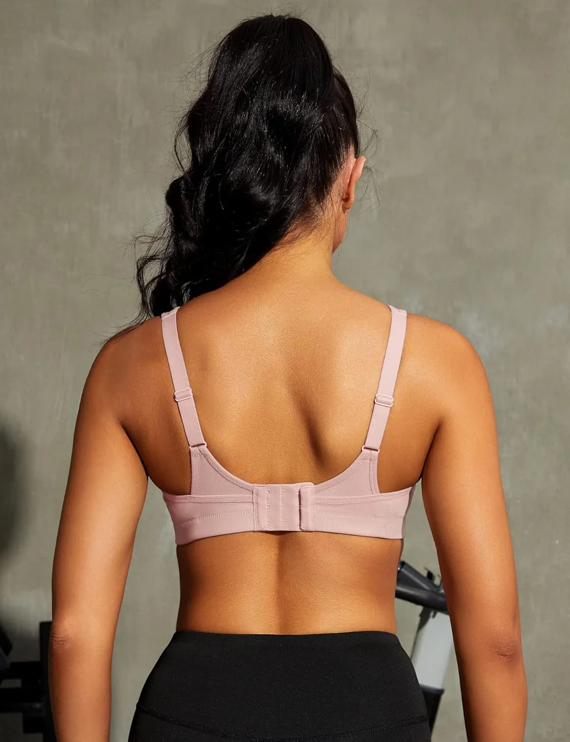 Wingslove High Impact Sports Bras for Women Plus Size Non Padded Wirefree Workout Bra Bounce Control