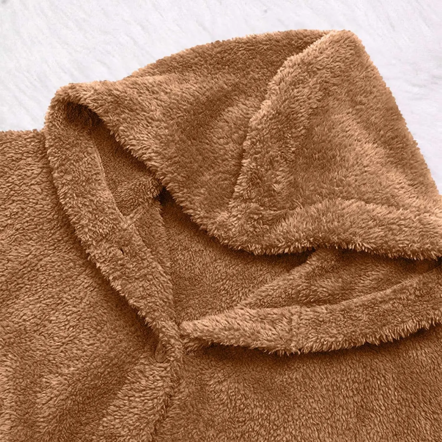 Winter Coats for Women Fuzzy Fleece Pullover Sherpa Sweatshirt Soft Warm Oversized Hoodie Comfy Plus Size Loungewear