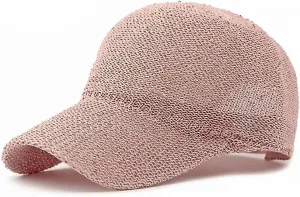 WITHMOONS Breathable Mesh Baseball Cap – Lightweight Sequin Glitter Summer Hat for Women, Adjustable Fit YZM0257