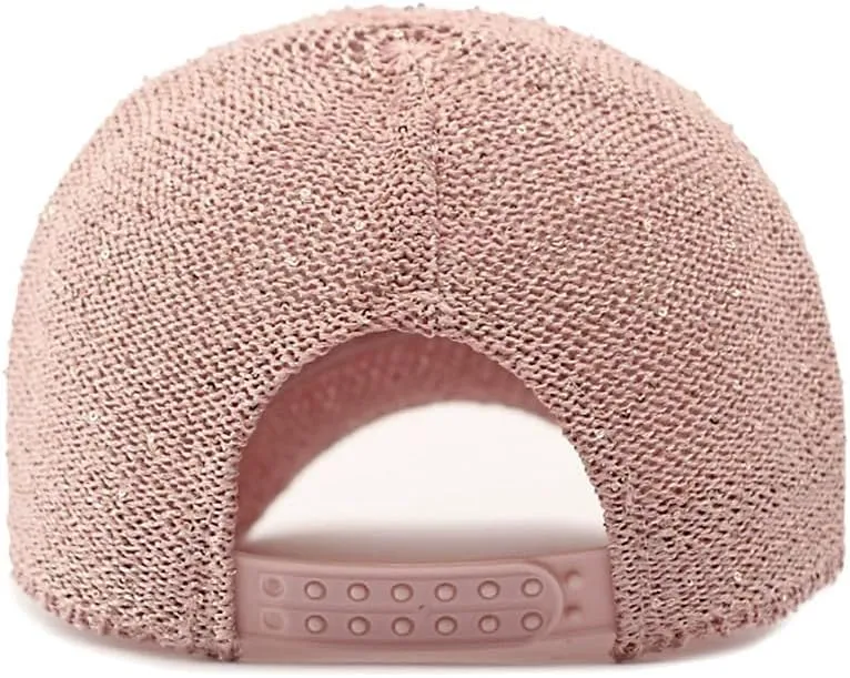 WITHMOONS Breathable Mesh Baseball Cap – Lightweight Sequin Glitter Summer Hat for Women, Adjustable Fit YZM0257