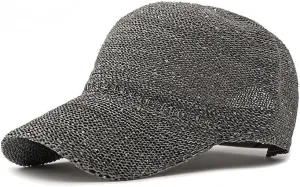 WITHMOONS Breathable Mesh Baseball Cap – Lightweight Sequin Glitter Summer Hat for Women, Adjustable Fit YZM0257