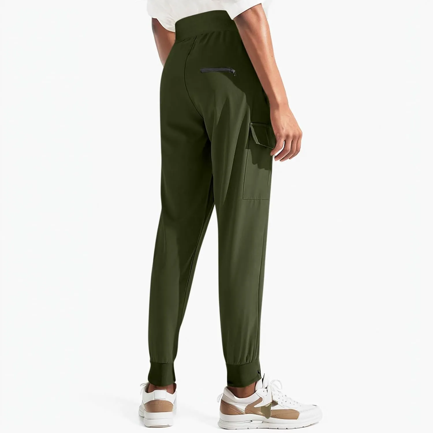 Women Hiking Pants Lightweight Cargo Joggers Outdoor Quick Dry Athletic Pants with Pockets Waterproof Golf Pants