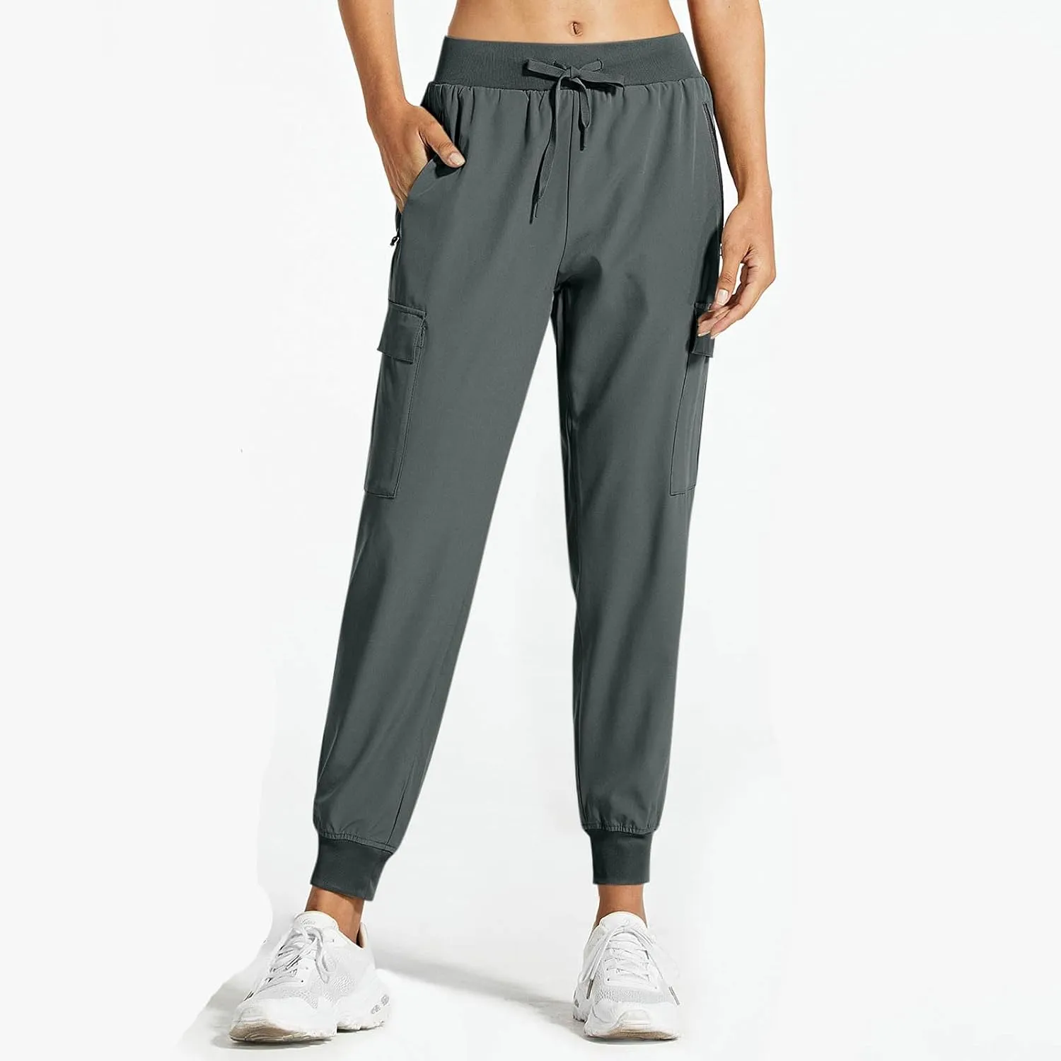 Women Hiking Pants Lightweight Cargo Joggers Outdoor Quick Dry Athletic Pants with Pockets Waterproof Golf Pants