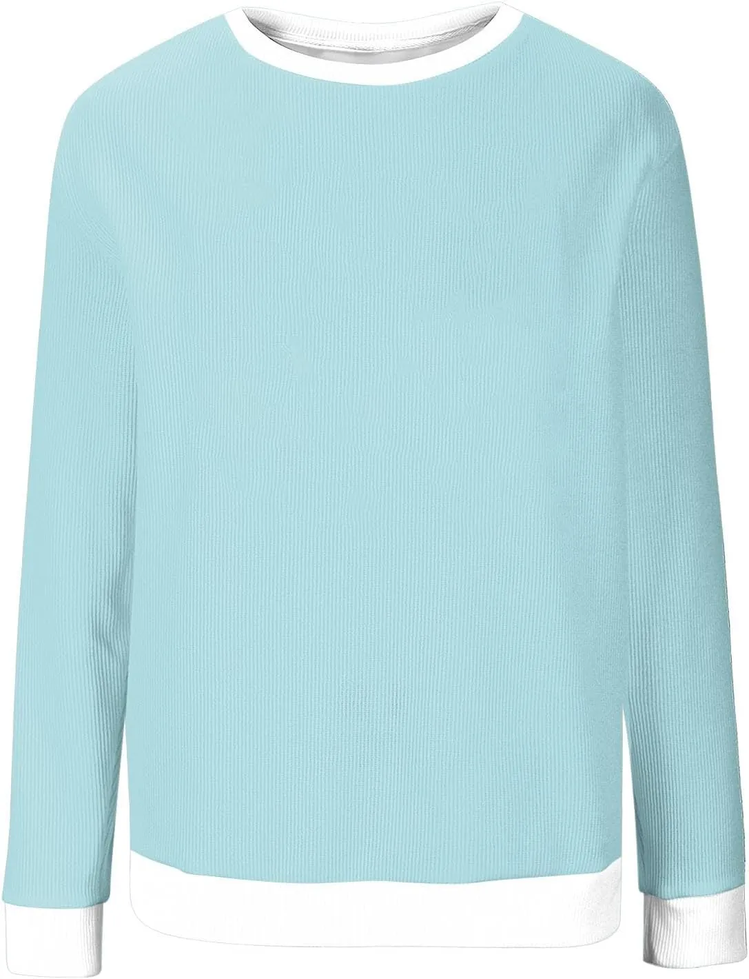 Women Winter Warm Sherpa Lined Fleece Crewneck Sweatshirt Pullover Loungewear Tunic Tops Fashion Going Out Clothes
