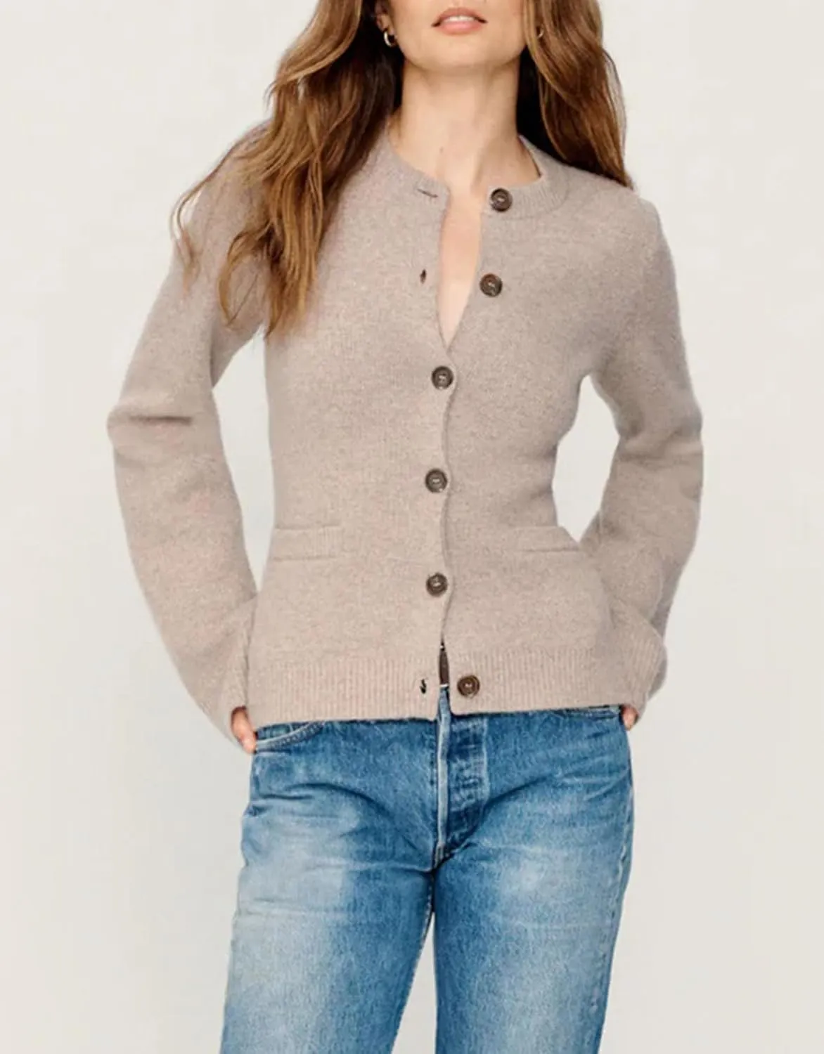 Women's Cardigan Sweaters Long Sleeve Button Down Casual Lightweight Knit Outwear