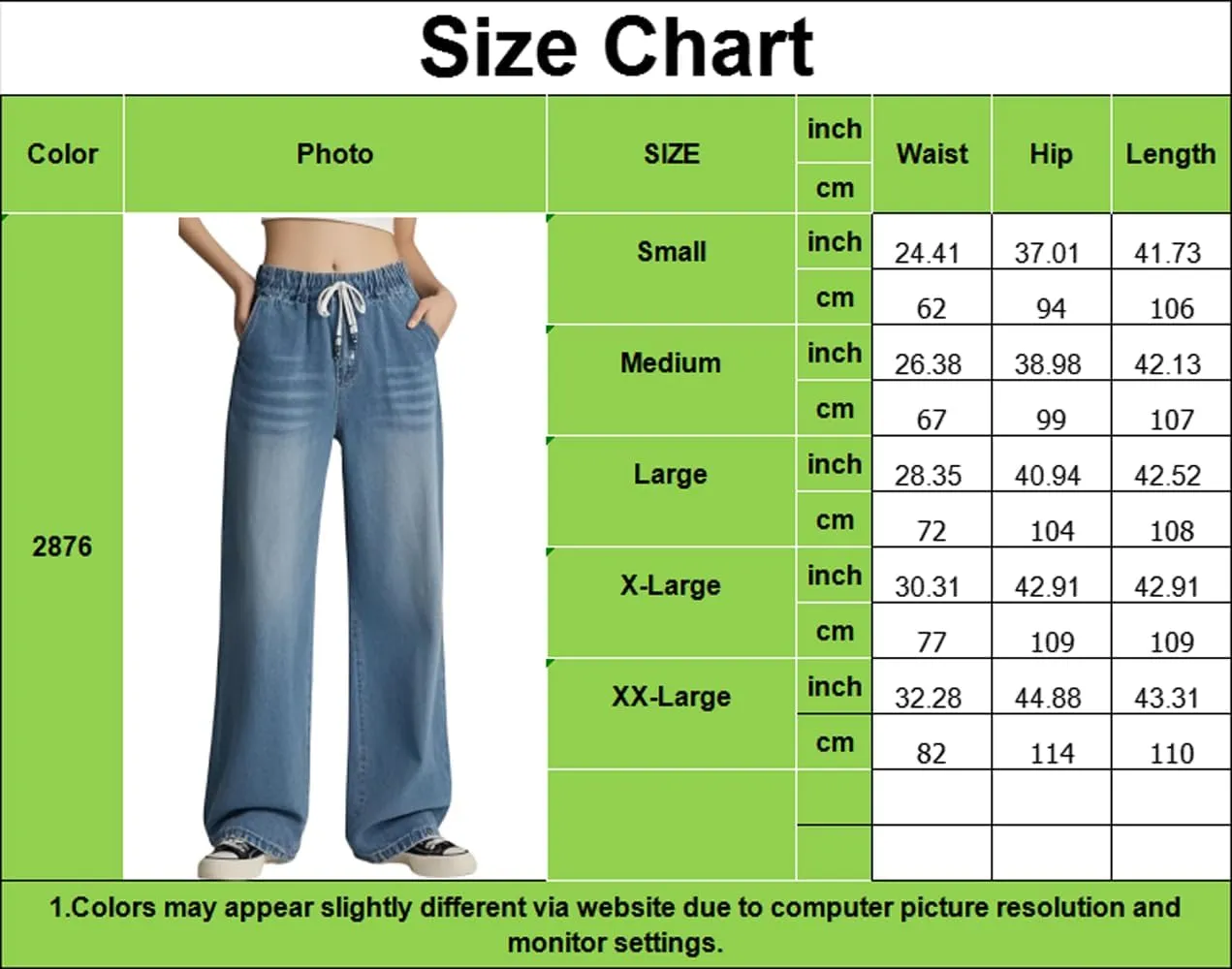 Women's Drawstring Wide Leg Jeans High Elastic Waisted Stretch Frayed Loose Fit Trouser Jeans Denim Pants