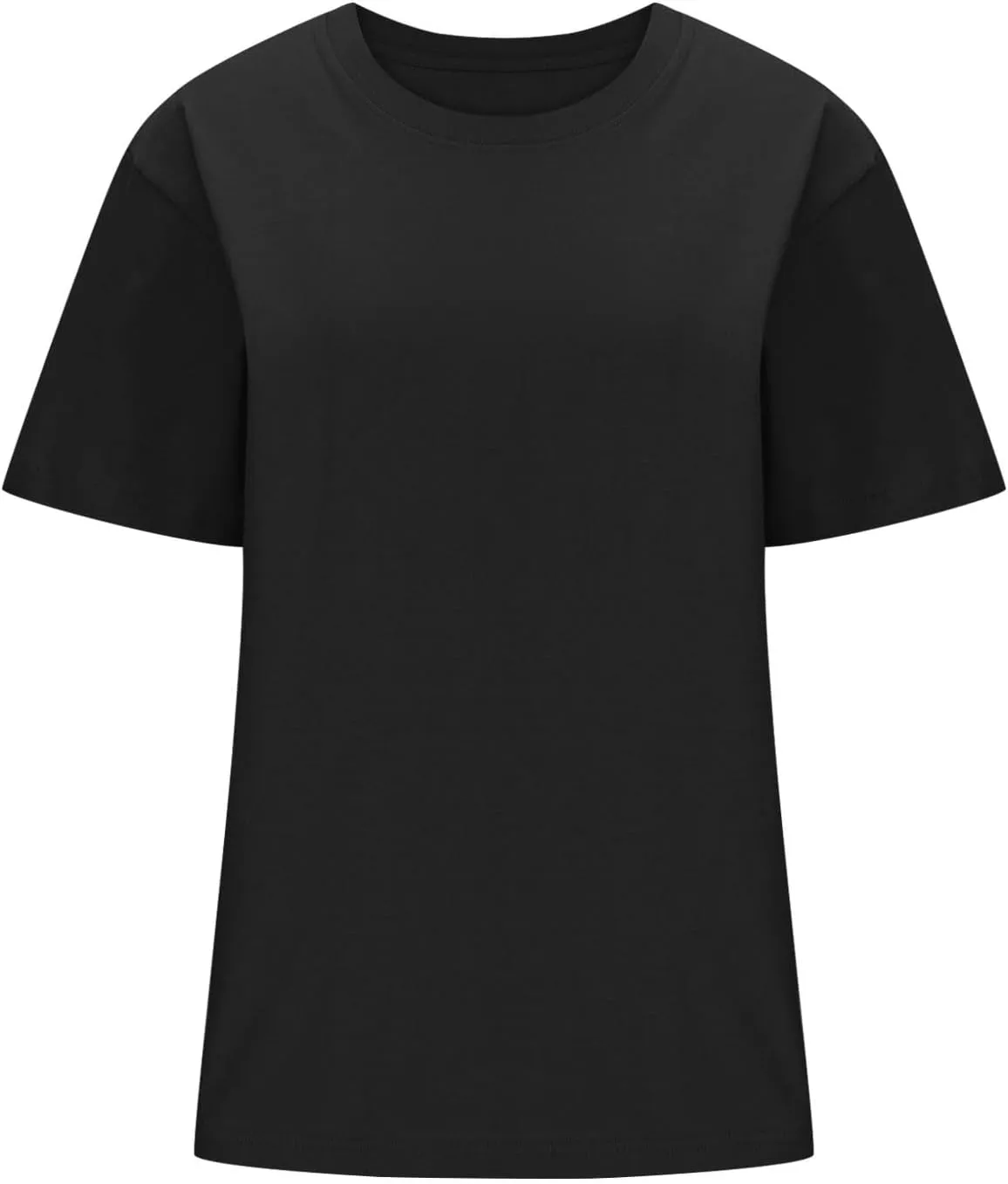 Womens Oversized T Shirts Summer Short Sleeve Crewneck Loose Fit Tops Casual Blouse 2025 Trendy Boxy Tee