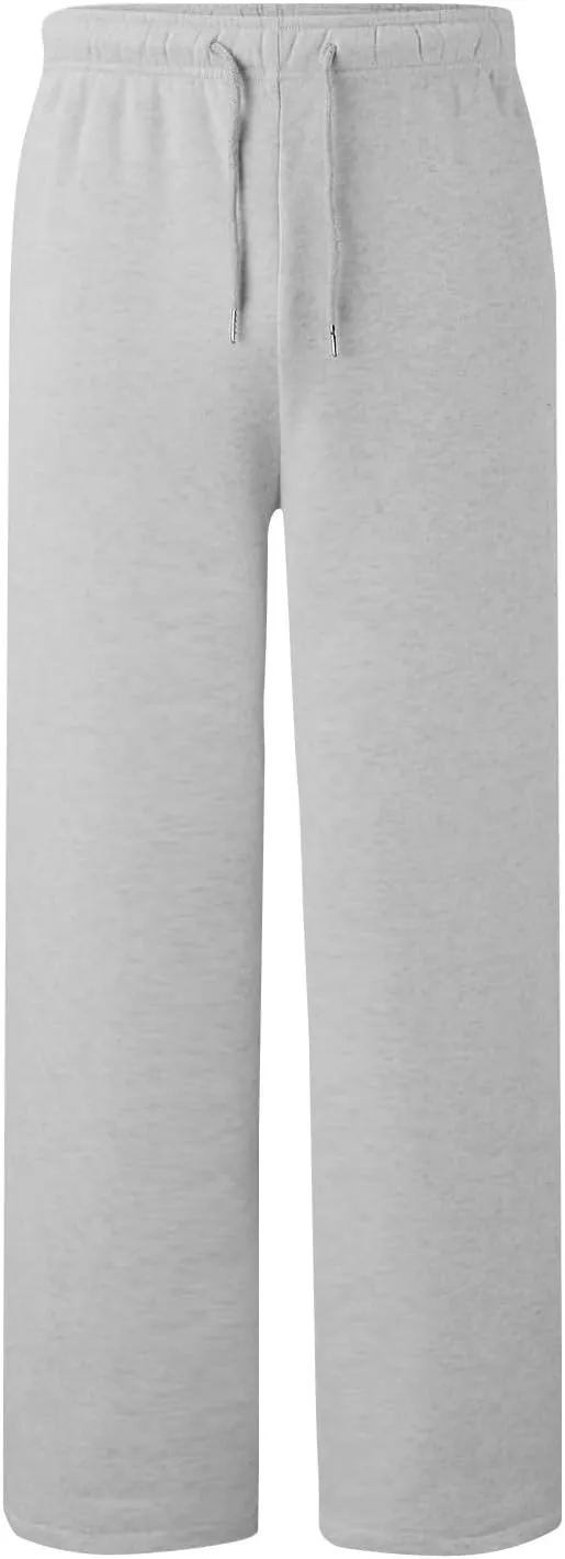 Womens Wide Leg Sweatpants Casual Comfy Drawstring Low Rise Lounge Pants Baggy Fleece Joggers with Pockets