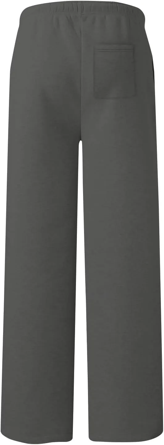 Womens Wide Leg Sweatpants Casual Comfy Drawstring Low Rise Lounge Pants Baggy Fleece Joggers with Pockets