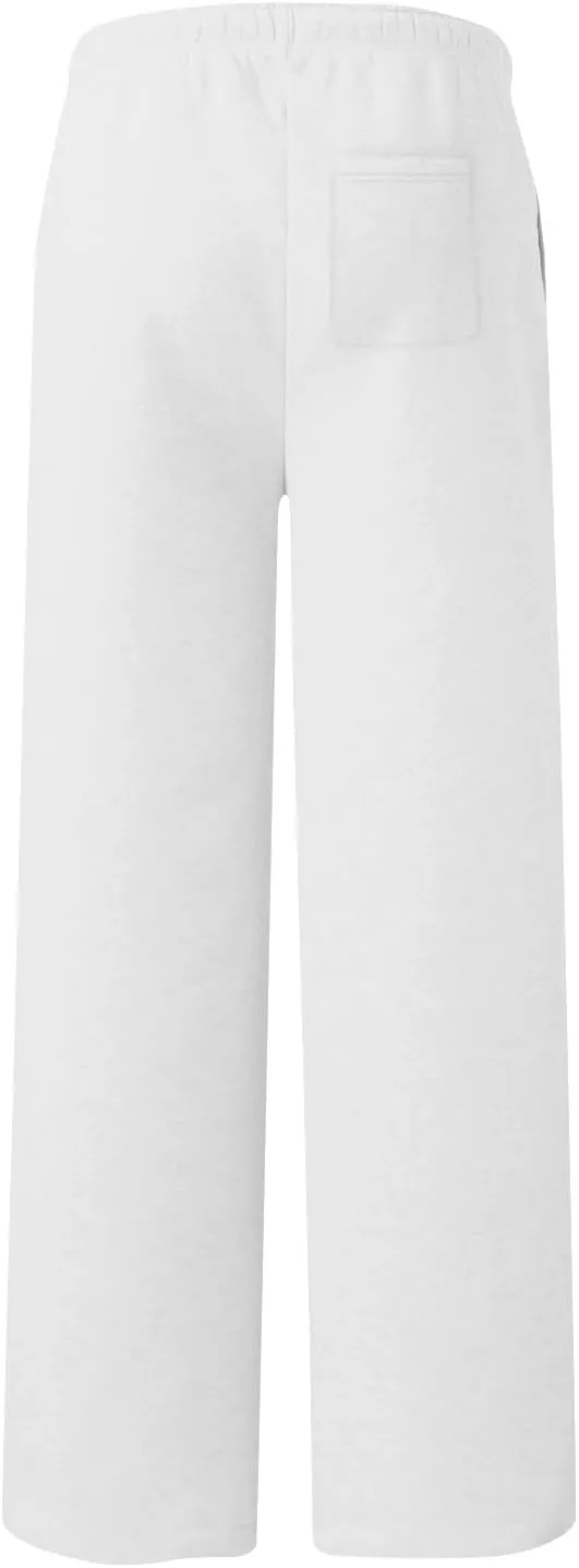 Womens Wide Leg Sweatpants Casual Comfy Drawstring Low Rise Lounge Pants Baggy Fleece Joggers with Pockets